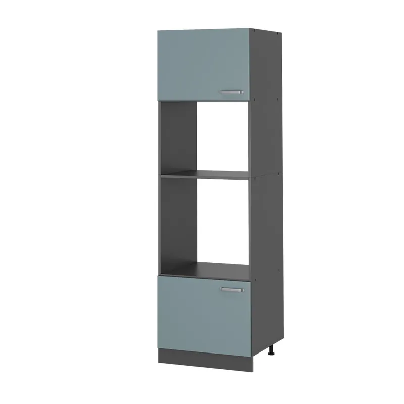Must-Have Skříňka na mikrovlnnou troubu R-Line Modrošedá 60 cm Vicco