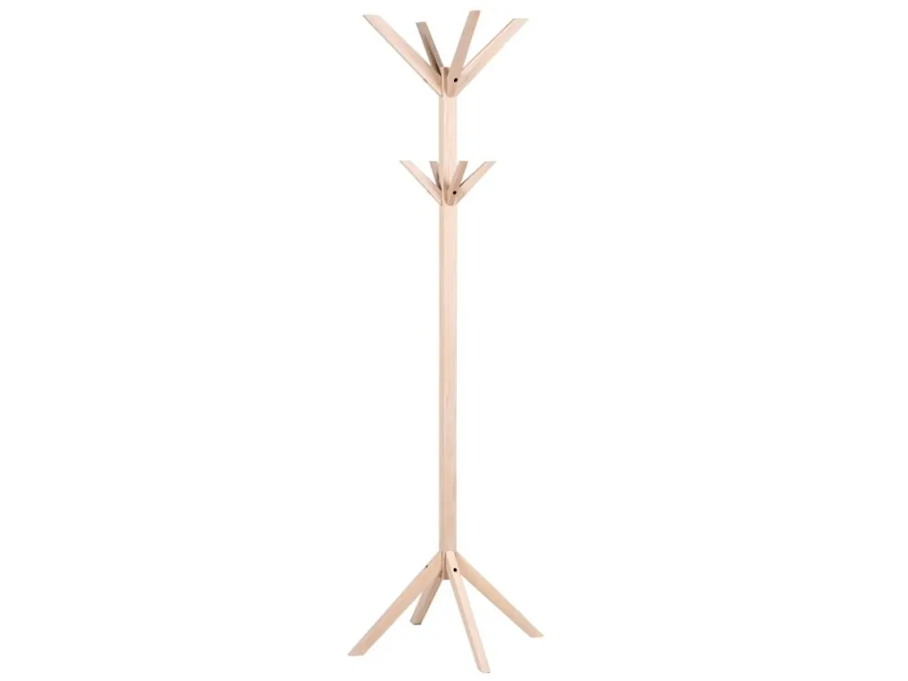 Světlý dubový stojací věšák CONFETTI 178 cm Omezená Nabídka