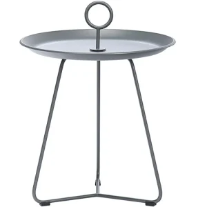 Super Cena Tmavě šedý kovový odkládací stolek HOUE Eyelet 45 cm