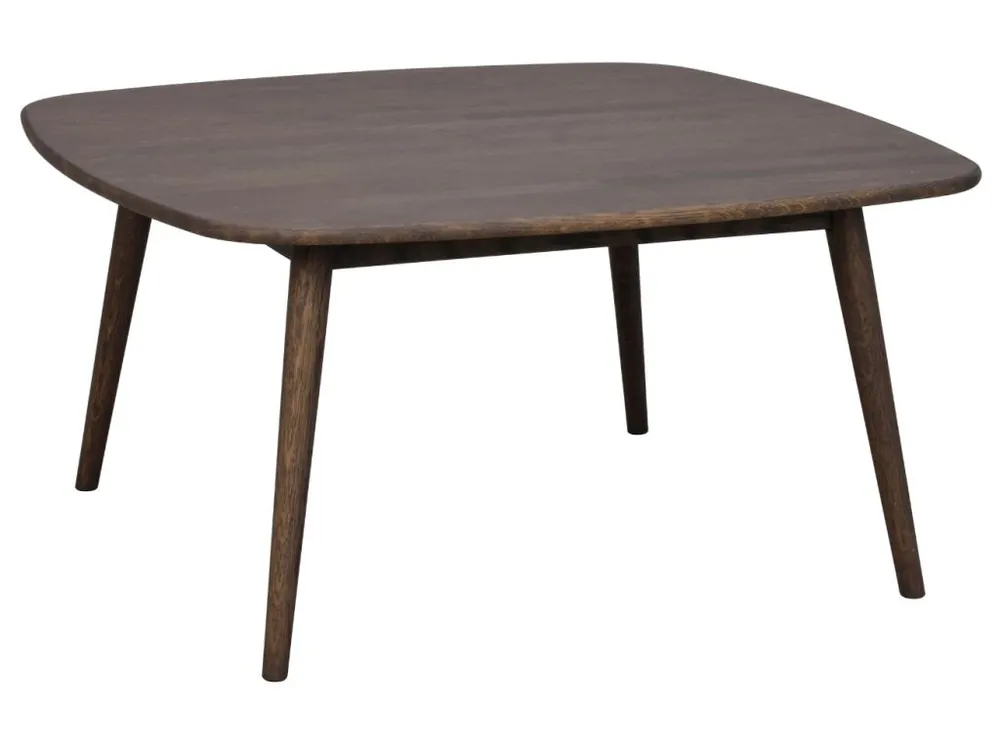 Tmavý dubový konferenční stolek ROWICO TOMPKINS 90 x 90 cm Must-Have