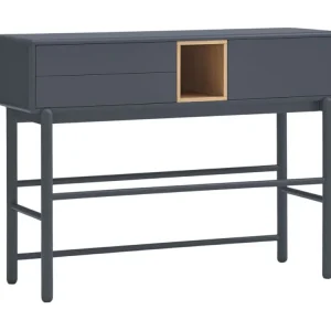 Antracitově šedý lakovaný toaletní stolek Teulat Corvo 120 x 35 cm Přímo Od Výrobce