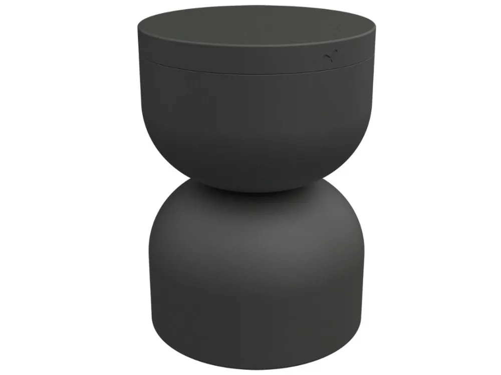 Cenový Hit Antracitový hliníkový zahradní stolek Fermob Piapolo 32 cm