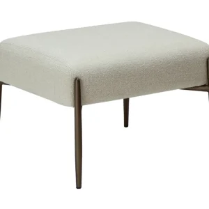 Béžová bouclé podnožka DAN-FORM Glam 55 x 51 cm Pouze Dnes