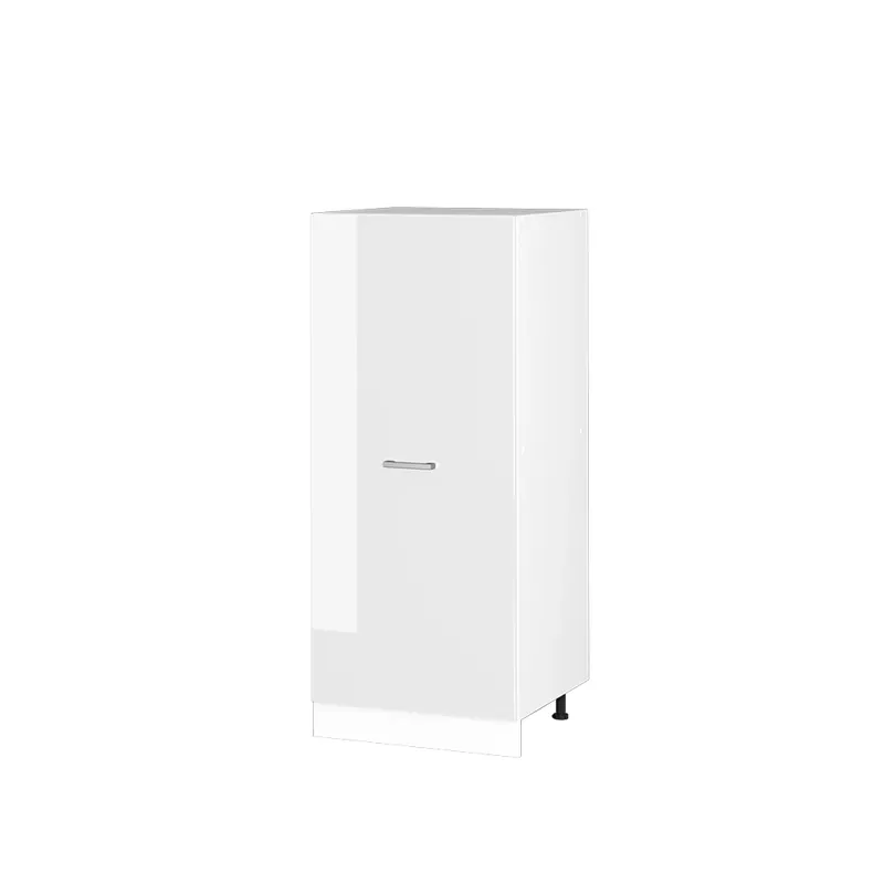 Poslední Šance Univerzální spížní skříňka R-Line Bílá vysoký lesk 60 cm s velkými dveřmi Vicco