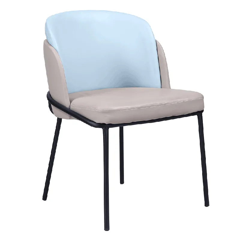 Ihned K Objednání Designové křeslo, béžová / modrá, ekokůže, GANON
