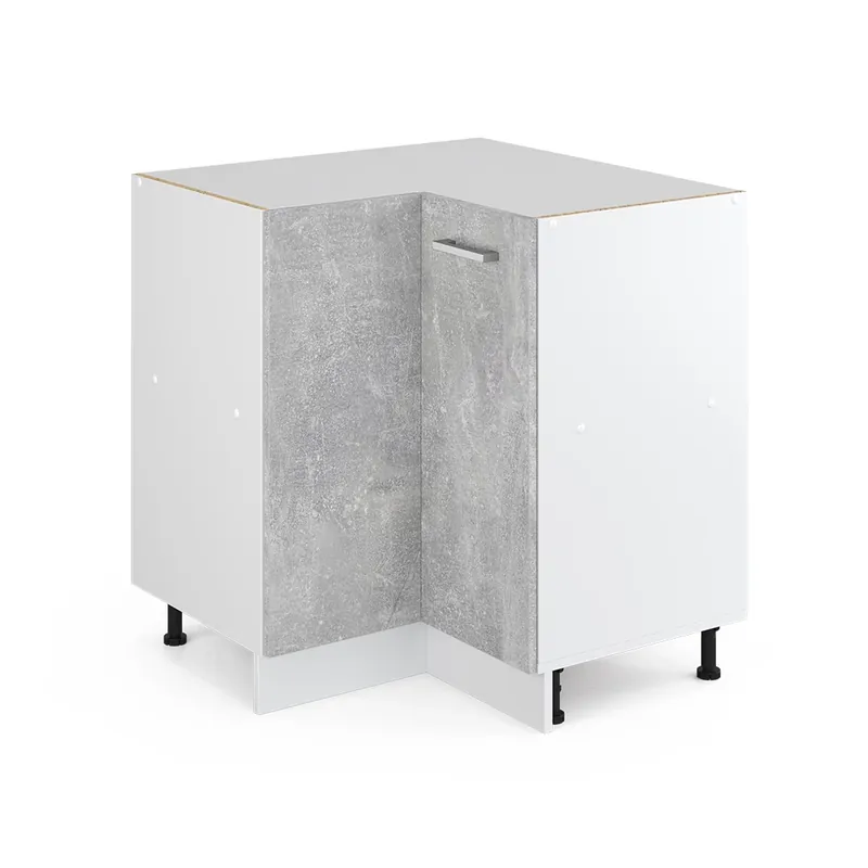Univerzální rohová skříň R-Line Beton 75.6 cm s dvířky, bez pracovní desky Vicco Sleva