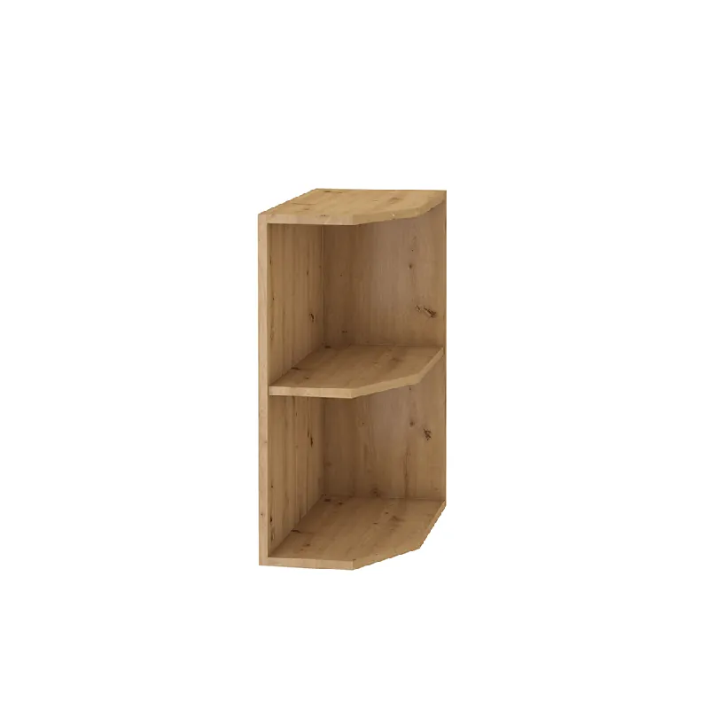 Spodní otevřená skříňka, černý mat / dub artisan, Monro 30 D ZAK BB Koupit Online