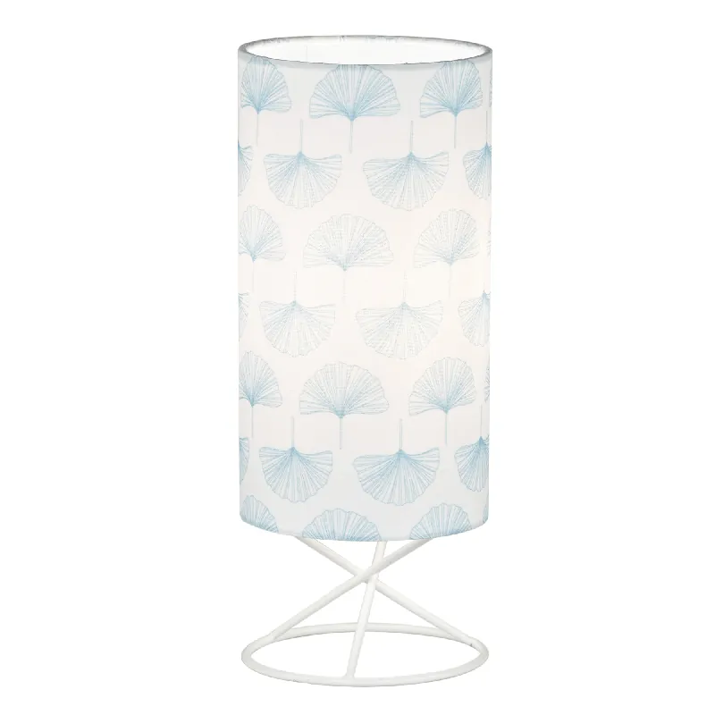Finální Výprodej Stolní lampa, kov / bílé textilní stínítko, AVAM