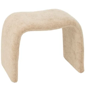 Béžová čalouněná stolička J-line Naute 46 cm Omezená Nabídka