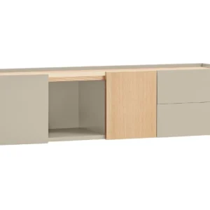 Béžová dubová komoda Teulat Otto 110 x 35 cm Hit Sezóny