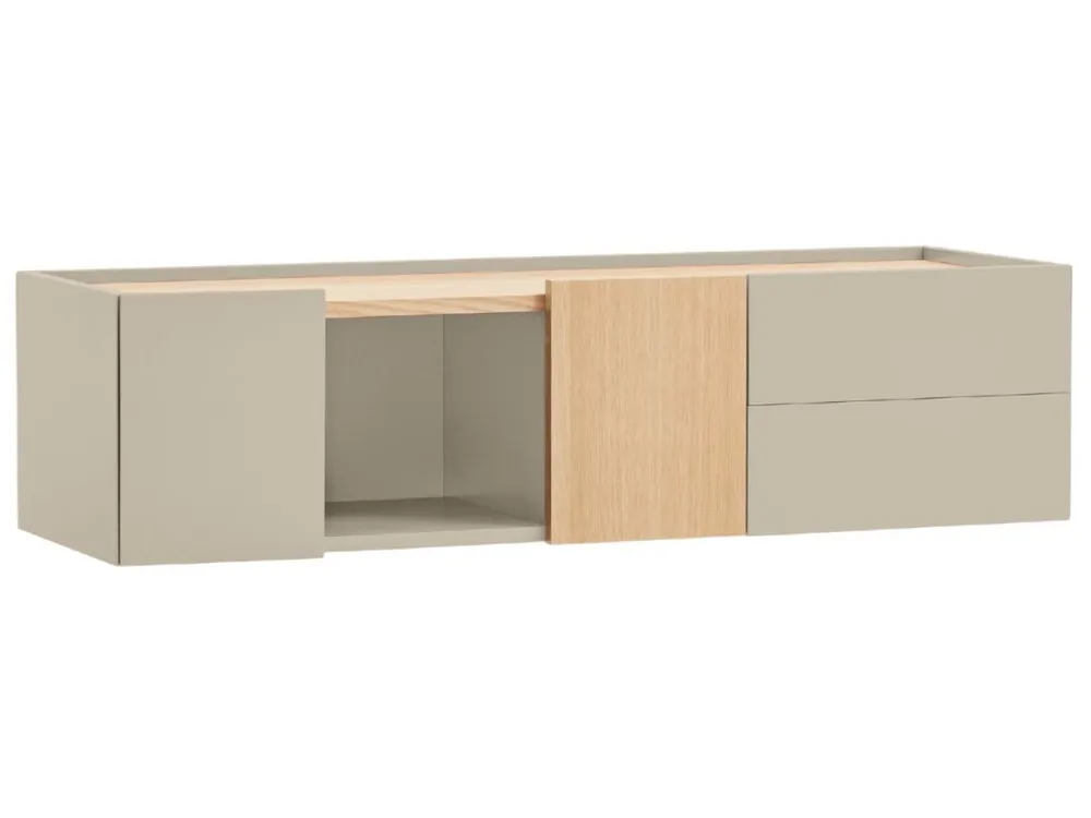 Béžová dubová komoda Teulat Otto 110 x 35 cm Hit Sezóny
