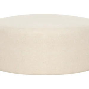 Značkový Béžový čalouněný puf Folk 70 cm