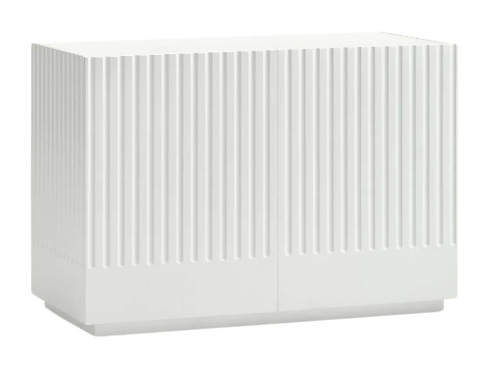 Akce Bílá lakovaná komoda Teulat Doric 100 x 48 cm