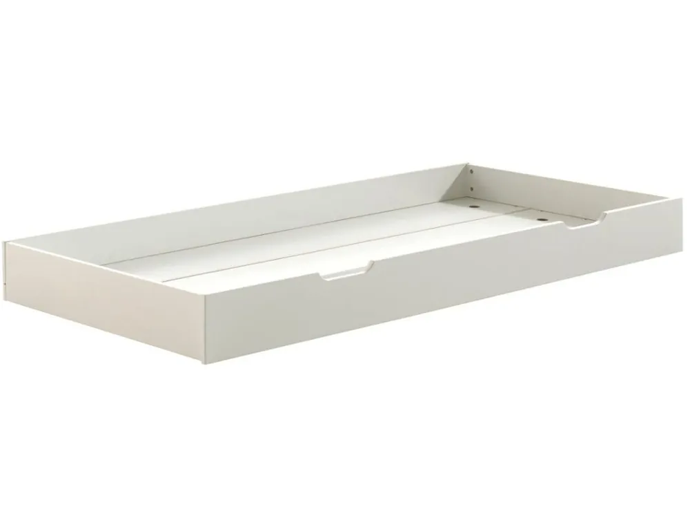 Nejprodávanější Bílá borovicová zásuvka k posteli Vipack Fritz 198,5 x 94 cm