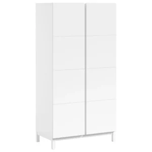 Bílá dřevěná skříň Vipack Eva 196 x 98,5 cm Bezpečná Platba