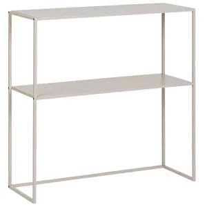 Pouze Dnes Béžový kovový toaletní stolek Alrik 78 x 27 cm