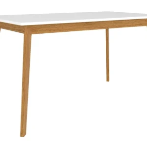 Bílý dřevěný jídelní stůl Thia 140 x 80 cm Objednat Nyní
