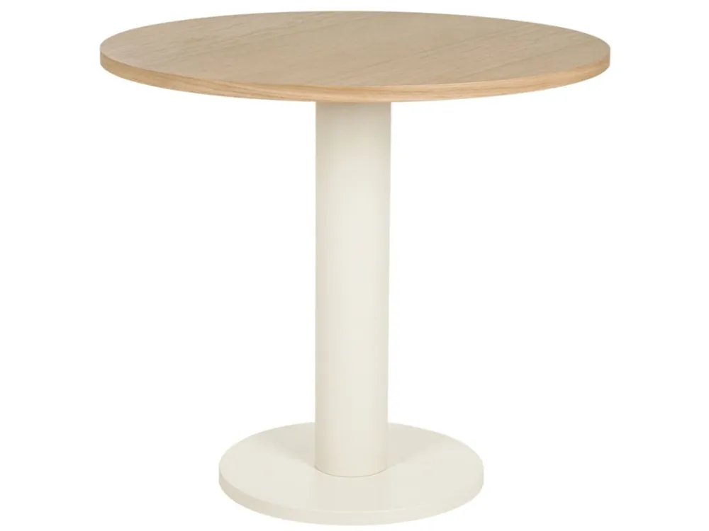 Nejlepší Volba Bílý dubový bistro stolek Sool 80 cm
