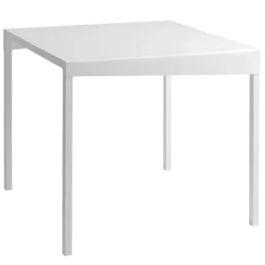 Víkendová Akce Bílý kovový jídelní stůl Narvik 80 cm