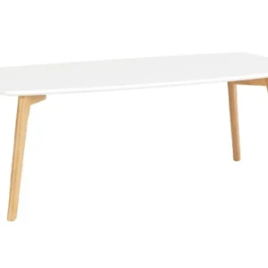 Bílý lakovaný konferenční stolek Somcasa Marco 110 x 50 cm Víkendová Akce