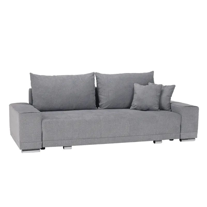 Rozkládací pohovka, světle šedá, KEVAN BIG SOFA Must-Have