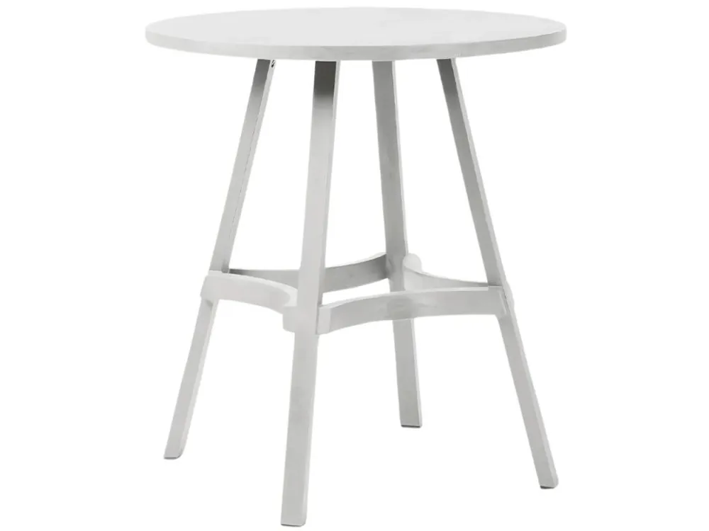 Bílý plastový zahradní barový stůl Combo 70 cm Oblíbený