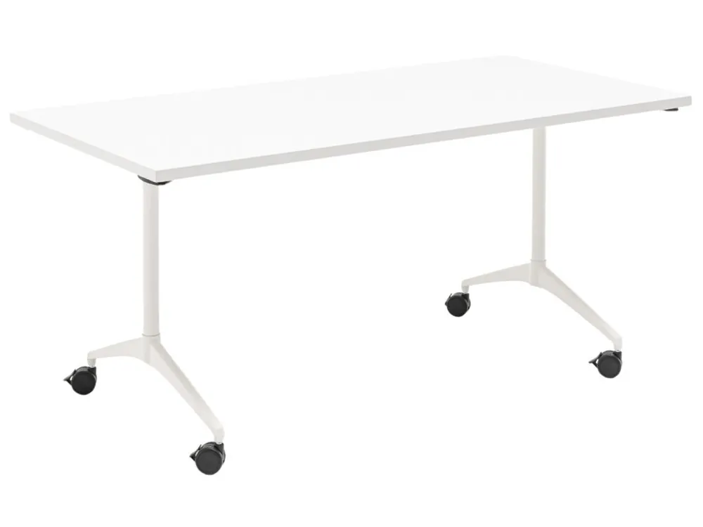 Doprava Zdarma Bílý skládací pracovní stůl Revi 140 x 70 cm
