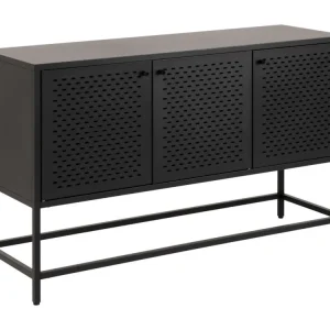 Černá kovová komoda Renna 125 x 40 cm Cenový Hit