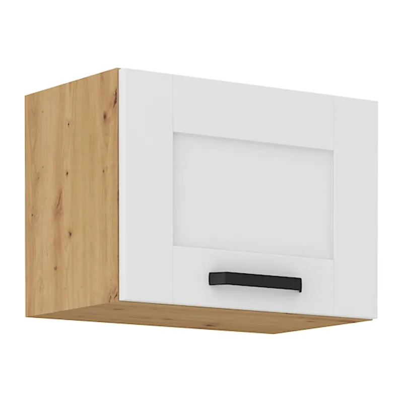 Horní skříňka, bílá/dub artisan, LULA 50 GU-36 1F Oblíbený