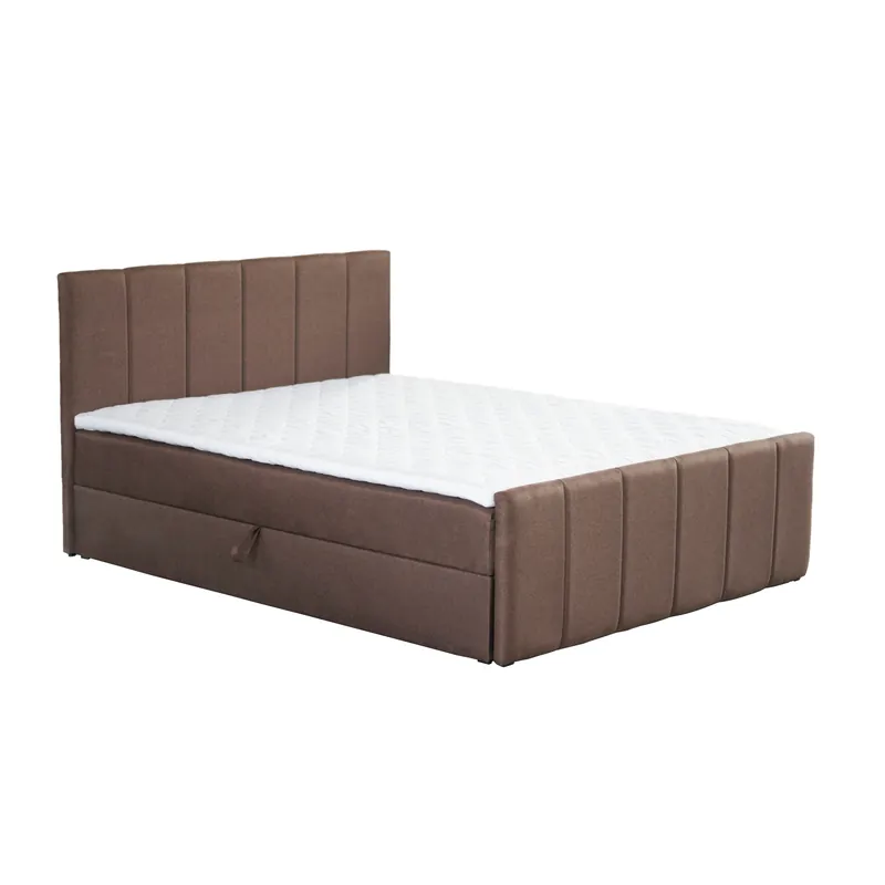 Expresní Doručení Boxspringová postel, 160x200, hnědá, STAR