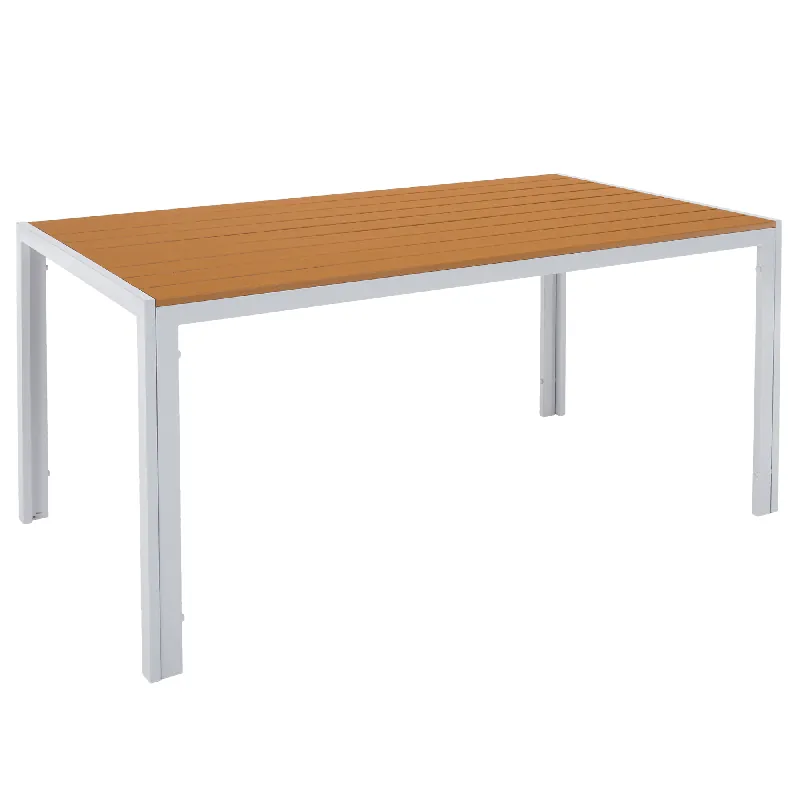 Kup Teď Zahradní stůl, bílá ocel/dub, BONTO