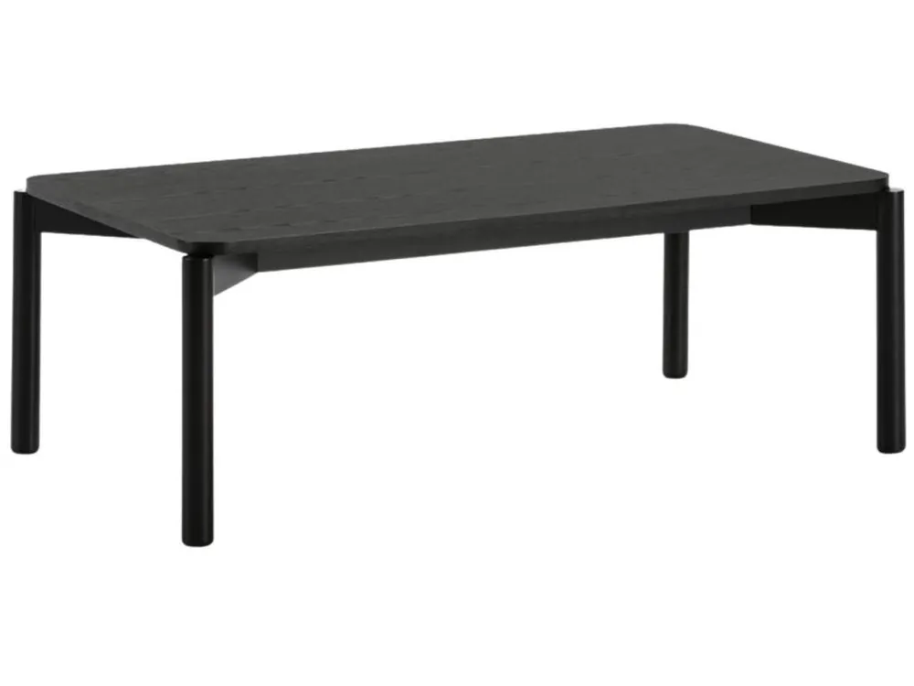 Černý jasanový konferenční stolek Teulat Atlas 110 x 60 cm Omezená Nabídka