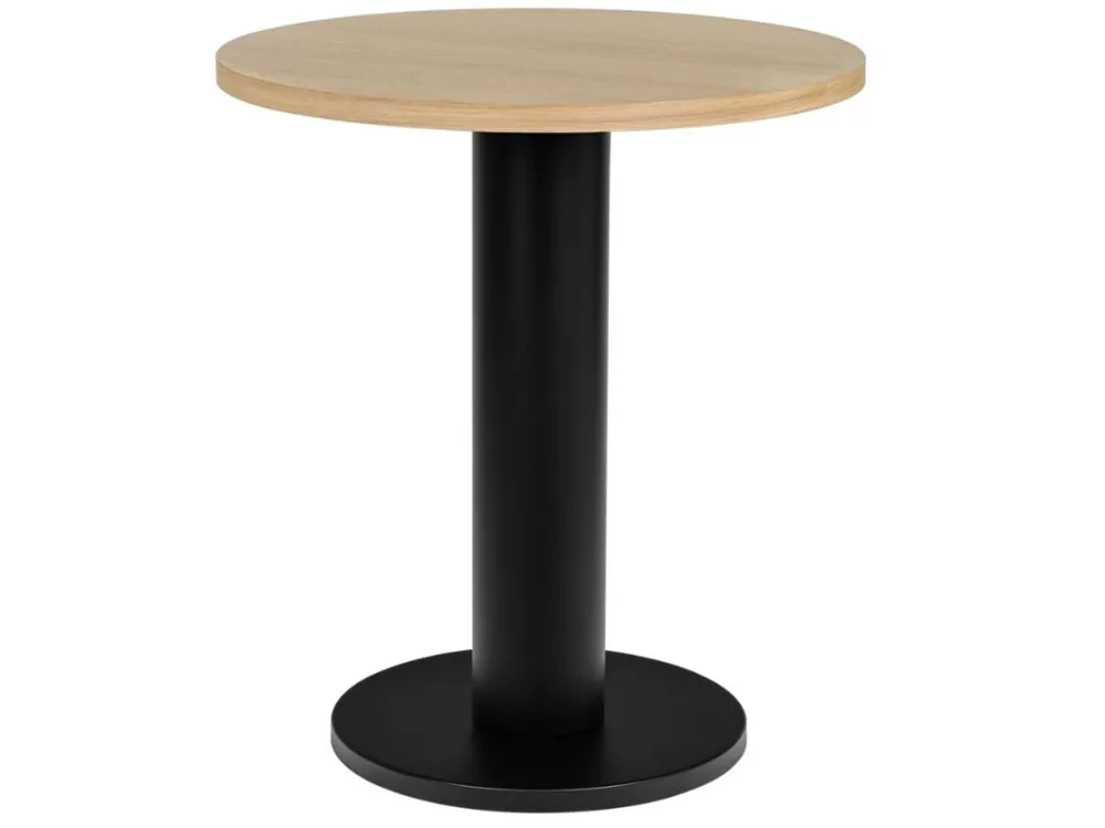 Cenový Hit Černý dubový bistro stolek Sool 65 cm