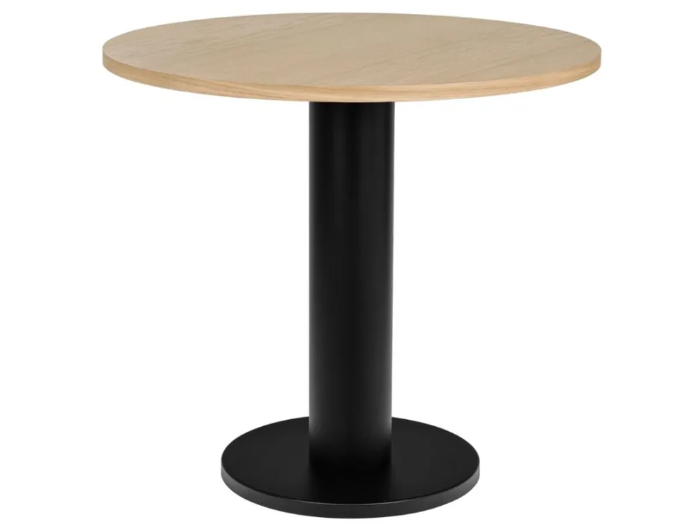 Černý dubový bistro stolek Sool 80 cm Speciální Cena