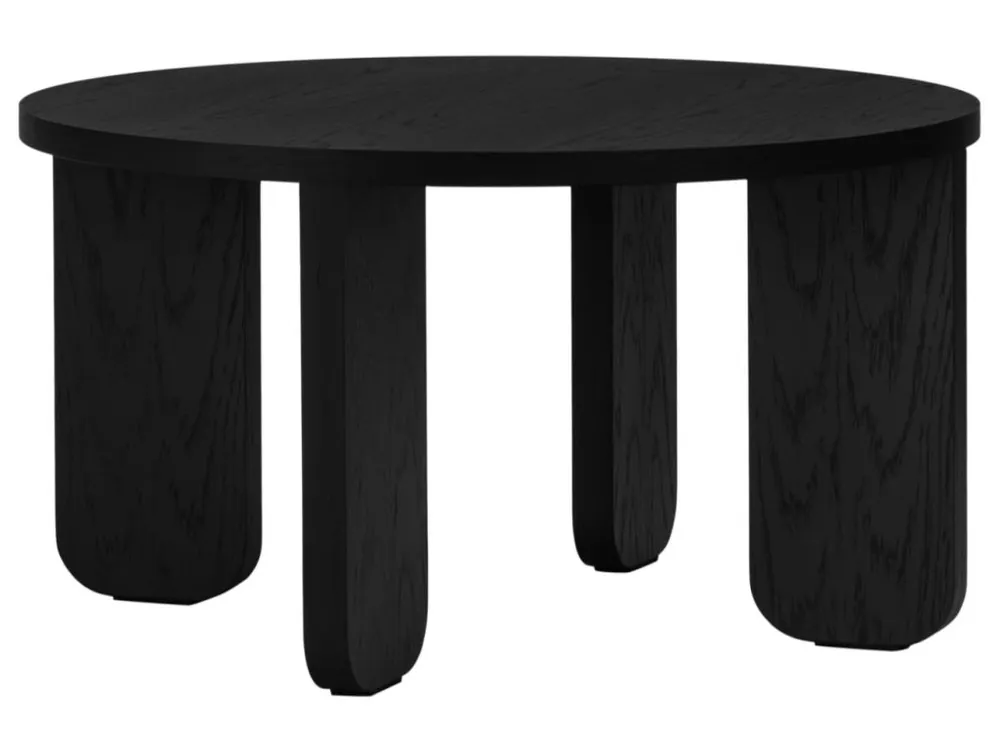 Černý dubový konferenční stolek Kuvu 75 cm Top Prodej