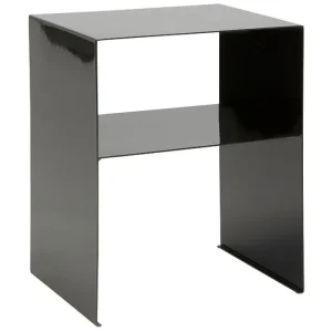 Černý kovový odkládací stolek Fari 40 x 32 cm Cenový Hit