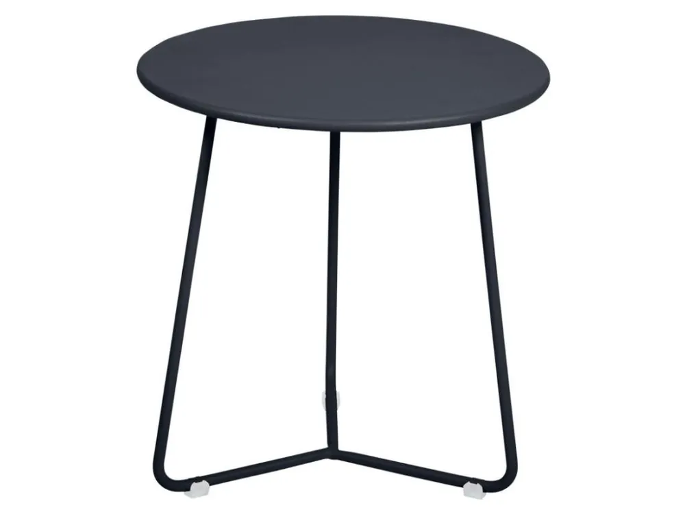 Dokud Zásoby Vydrží Černý kovový odkládací stolek Fermob Cocotte 34 cm