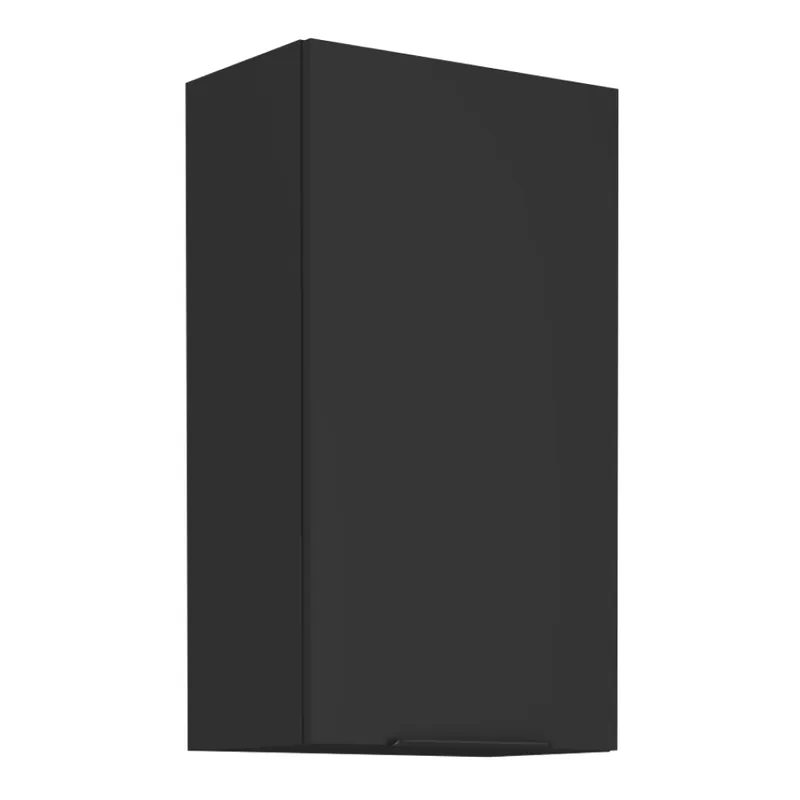 Finální Výprodej Horní skříňka, černá, SIBER 50 G-90 1F