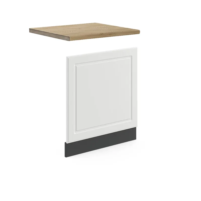 Přední panel R-Line Bílý venkovský dům 60 cm , PD Dub Vicco Pouze Dnes
