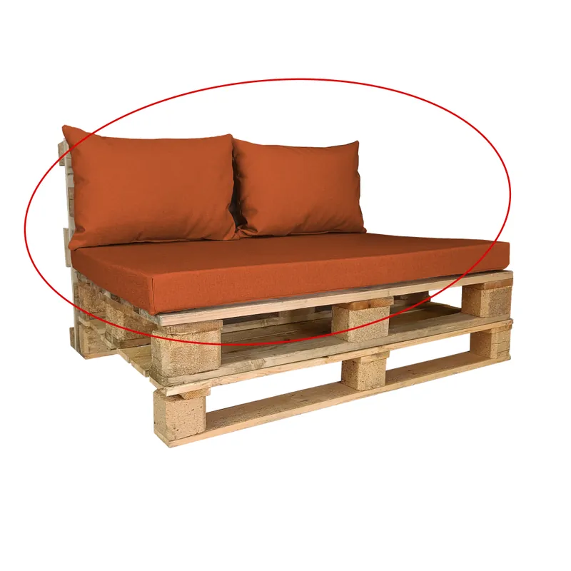 Polštáře na paletové sezení, oranžová, TOLA Must-Have