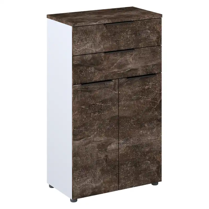 Kup Teď Skříňka, šedá/beton tmavý, KLAUDIUS TYP 3