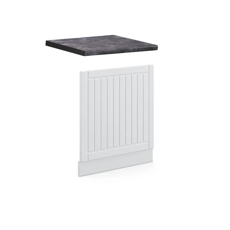 Přední panel Fame-Line Bílý venkovský dům 60 cm , PD Antracit Vicco Ověřený