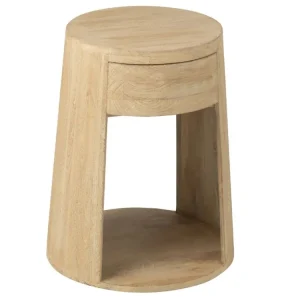 Bezpečná Platba Dřevěný odkládací stolek J-line Colis 40 cm