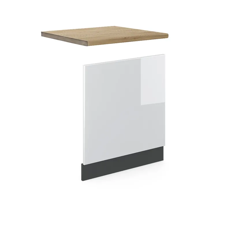 Originální Přední panel R-Line Bílá vysoký lesk 60 cm , PD Dub Vicco