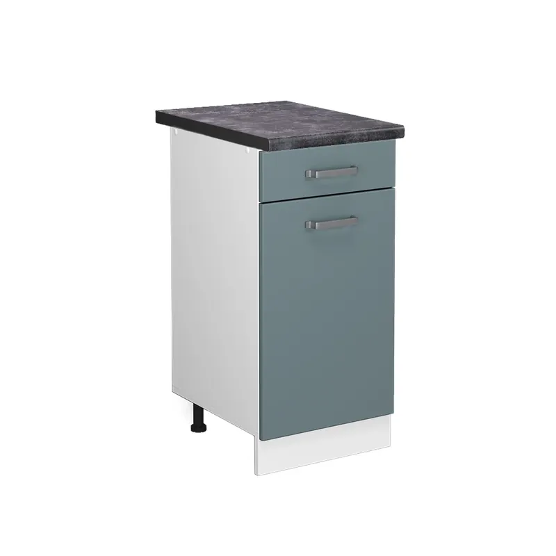 Odeslání Ihned Spodní skříňka kuchyňské linky R-Line Modrošedá 40 cm , PD Antracit Vicco