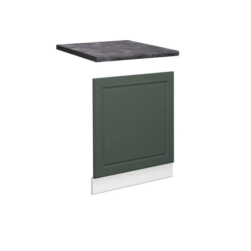 Rychlé Dodání Přední panel Fame-Line Zelená zlatá země 60 cm , PD Antracit Vicco