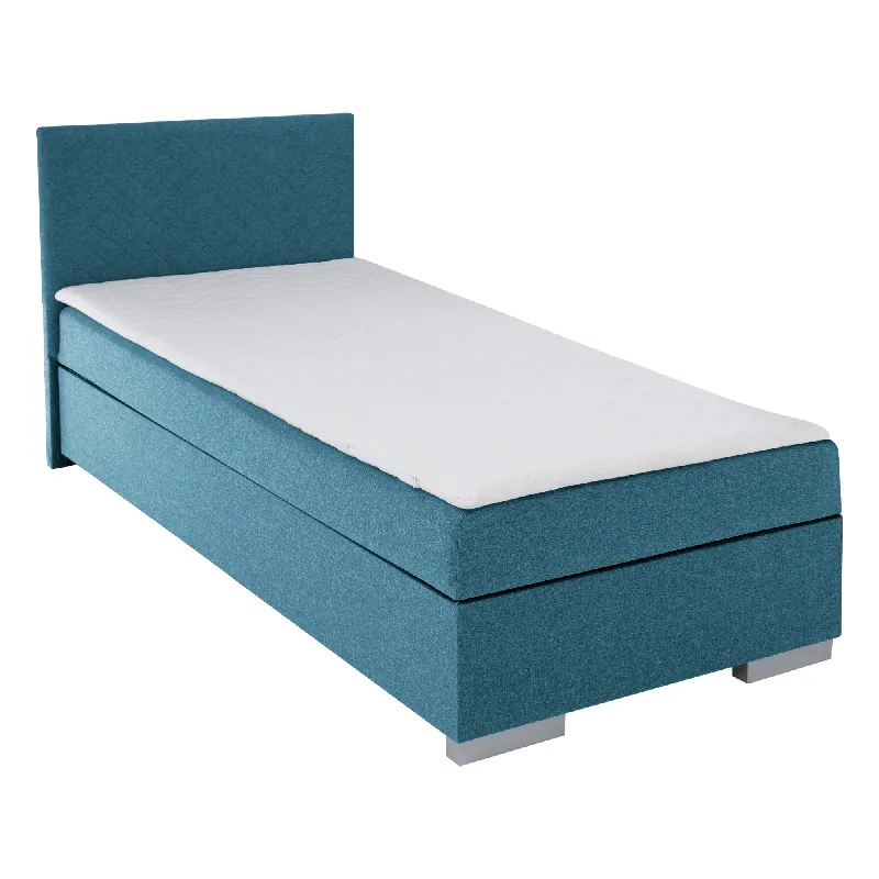 Speciální Cena Boxspringová postel, jednolůžko, azúrová, 90x200, univerzální, ADARA