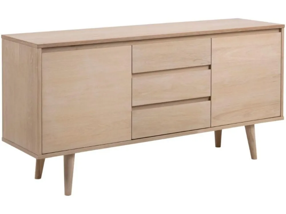 Odeslání Ihned Dubová komoda Nagy 150 x 40 cm s bílým pigmentem