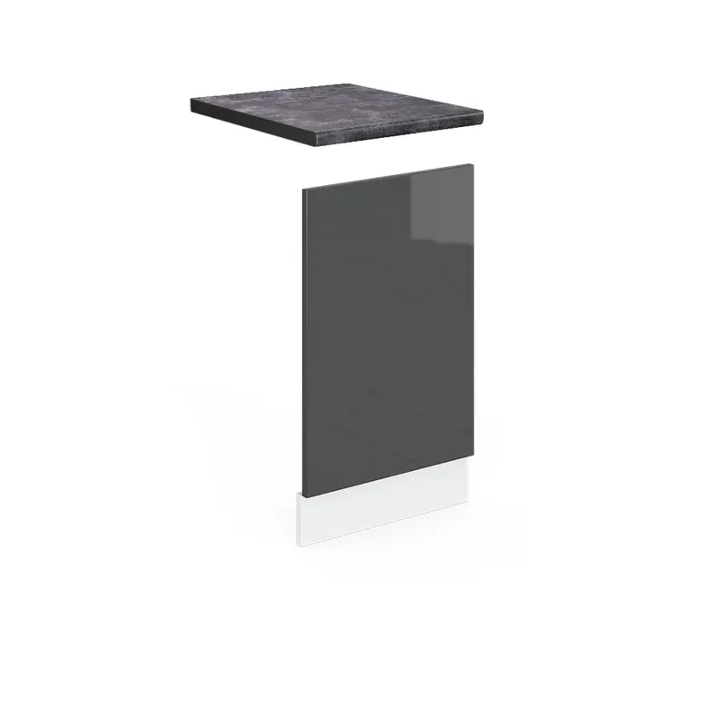 Kup Teď Přední panel R-Line Antracitový vysoký lesk 45 cm , PD Antracit Vicco