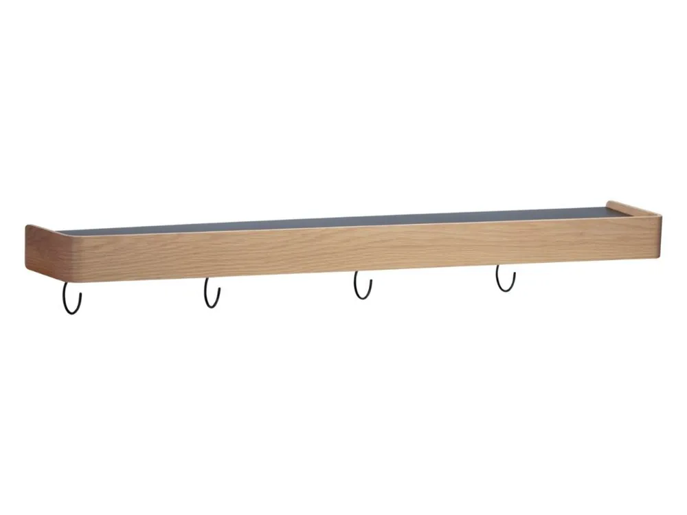 Dubový nástěnný věšák DAN-FORM Protopia 120 x 21 cm Originální